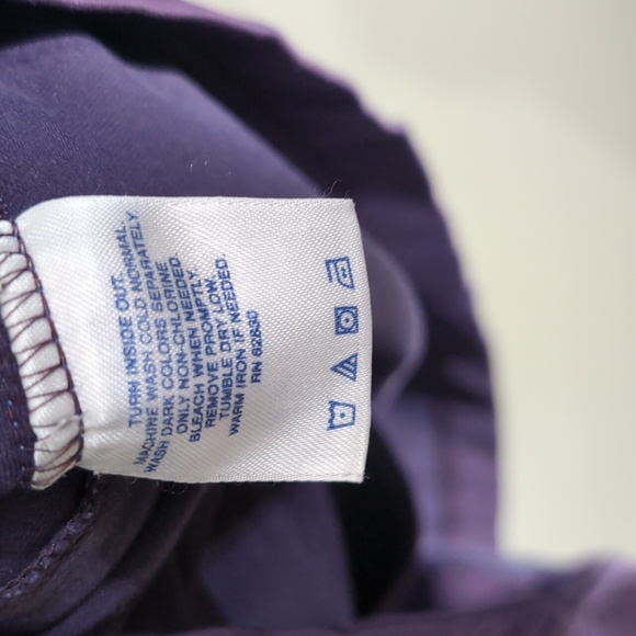 Lands' End Purple Full Zip Athletic Jacket - Picture 5 of 9